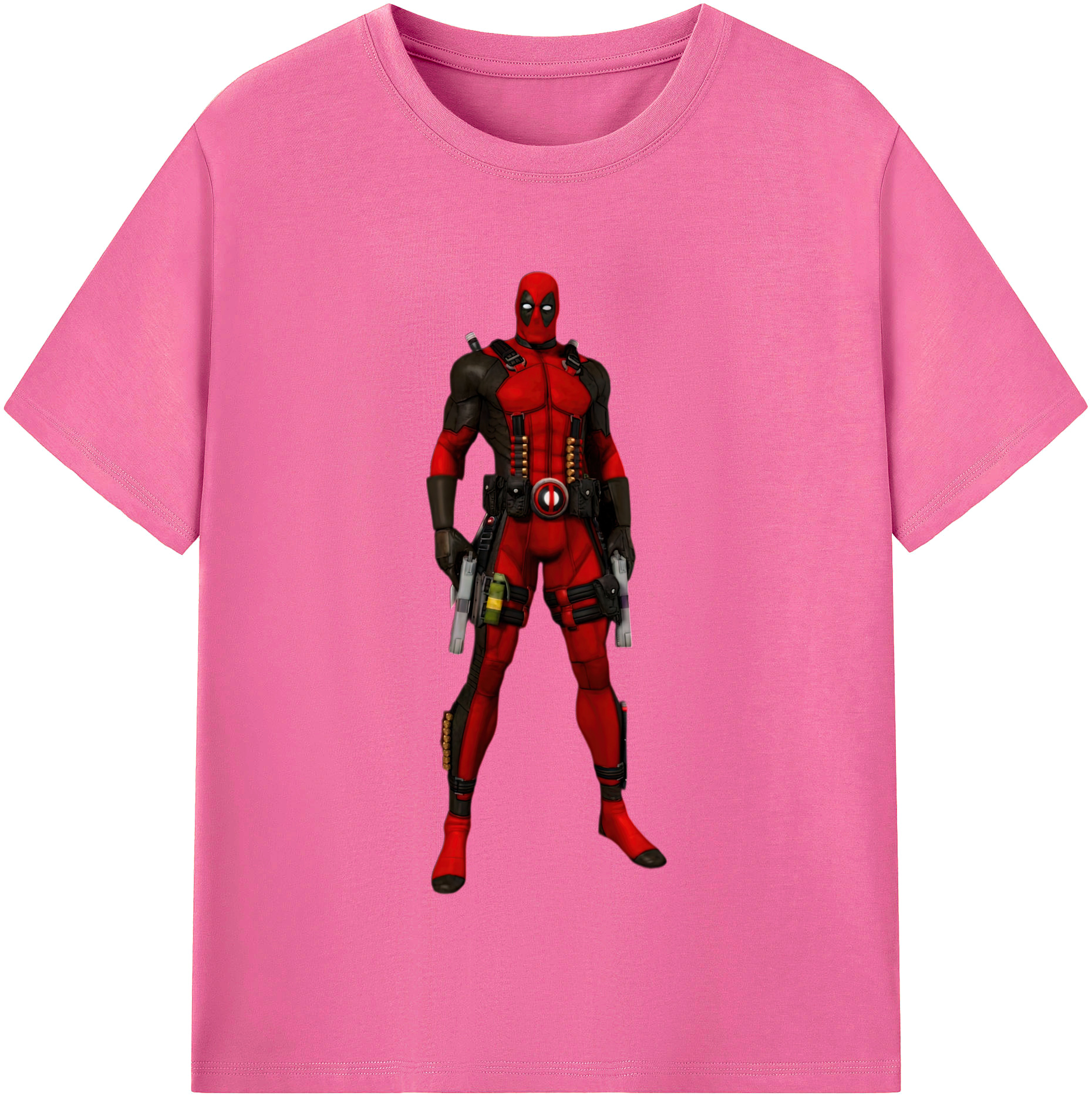 （画像用） Deadpool デッドプール レディースカジュアルプリントTシャツ（綿100％）